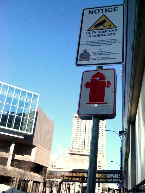 Oh brother, a surveillance camera project for Winnipeg. The Winnipeg Police Association said earlier the $460,000 cost of a proposed year-long camera project might be better spent on improving police response times and increasing the number of officers downtown. source Last week I saw two cops riding down Princess St. on horses. Lets trade in the camera project for more horse-back popo. :)