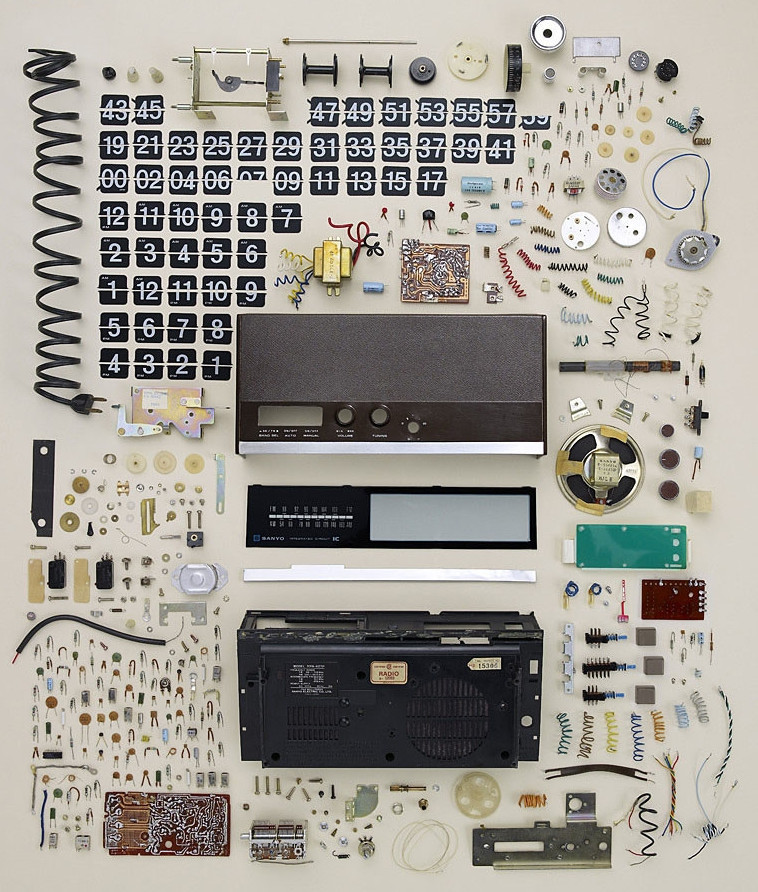 Disassembled Radio. Found on Reddit.