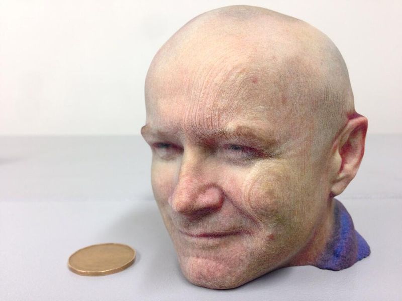 A 3D printed bust made last night at our local maker-space, AssentWorks. I stand by my prediction that the wide-scale piracy of physical objects is just around the corner. Especially considering that Fuji Film is already capable of printing near-flawless reproductions of Van Goghs paintings. Related: Digital Grotesque, a 3D printed room designed by programming algorithms. A fully immersive, solid, human-scale, enclosed structure that is entirely 3D printed out of sand. Update: A reply from Kerry Stevenson, the man who actually printed this head, addressing my piracy comment. @stungeye I disagree with your premise, although I made that very head. Might want to read my post here: http://t.co/wBqUzcXglT— Kerry Stevenson (@krst) October 4, 2013 For complex objects, I agree with Kerry that 3D piracy still has a long way to go. However, a search on Thingiverse (a repository of 3D printable designs) shows that boardgames like Settlers of Catan have already been cloned. (Side note for Catan / Game of Thrones Fans: Settlers of the Iron Throne.) I witnessed the growth of media piracy from tape-swapping to mp3s to HD BlueRay rips. Seventeen years ago I found my first mp3 online. It took me an hour to download. Napster appeared a few years later to simplify the process, followed by high-speed internet to speed up the downloads. Now, if youll excuse me Im off to print-up a copy of Pandoras box. ;) p.s. If youre fascinated by this technology, drop by AssentWorks on a Tuesday open-house night. Id also recommend dropping by the 5th floor of the Artspace Building (corner of Arthur Bannatyne) on the evening of the first Friday of any month. There you can see how jeweller Bryan Johnson has been using CNC milling and 3D printing in his artistic workflow.