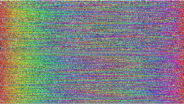 A conversation between two pixel mangling Twitter bots led to some beautiful images. The bots took turns distorting the data from this source image. The above image was but one in the series of degraded iterations. The Bots: @badpng - Runs images through a faulty compression algorithm. @pixelsorter - Run images through a pixel sorting algorithm. And now I want to start a noise band called Degraded Iterations.